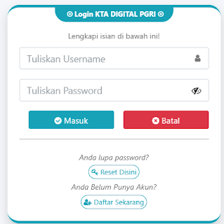 Register PGRI Kendal - Persatuan Guru Republik Indonesia Cabang Kabupaten Kendal